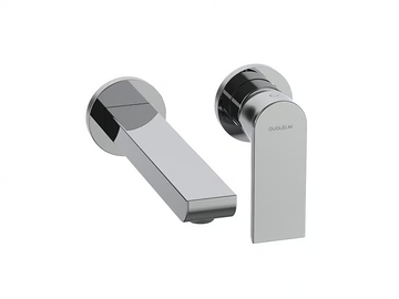 WALSER - Wall-mounted washbasin mixer by GUGLIELMI RUBINETTERIE - view 2